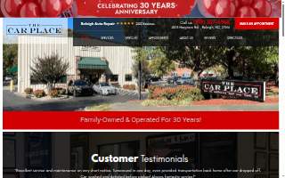 The Car Place website