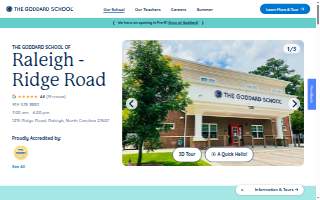 The Goddard School of Raleigh - Ridge Road website