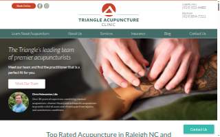 Triangle Acupuncture Clinic, LLC of Raleigh website