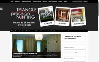 Triangle Precision Painting website