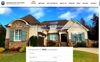Triangle’s Trusted Roofing website