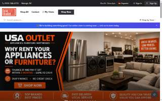 USA Appliance Outlet of Raleigh website