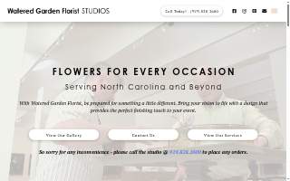 Watered Garden Florist, Inc. website