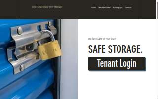 Old Farm Road Self Storage website