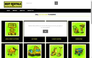 Best Rentals Inc website