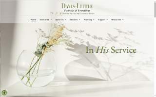 Davis-Little Funerals website