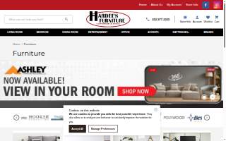Hardee's Furniture Warehouse Inc website