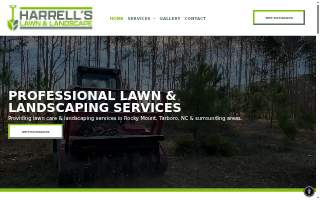Harrell's Lawn & Landscape website