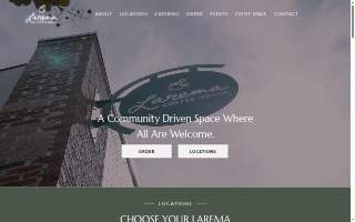 Larema Coffee House website