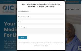 OIC Behavioral Health website