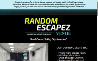 Random Escapez website