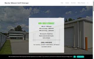 Rocky Mount Self Storage website