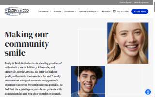 Busby & Webb Orthodontics website