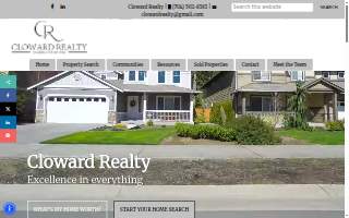 Cloward Realty LLC website