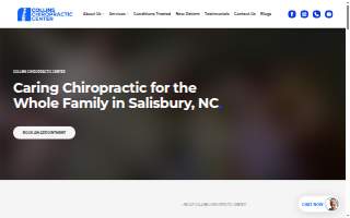 Collins Chiropractic Center website
