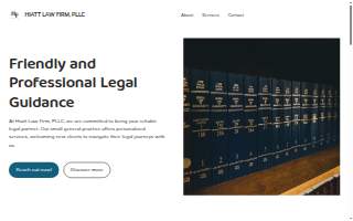 Hiatt Law Firm, PLLC website
