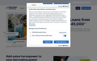 Regional Finance of Salisbury website