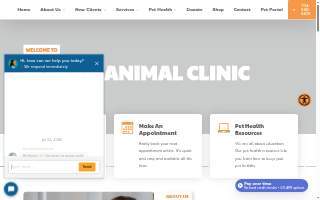 Rowan Animal Clinic website