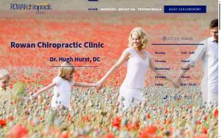 Rowan Chiropractic Clinic website