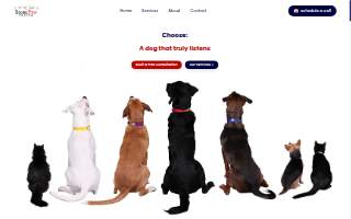 StonePaw Dog Training website