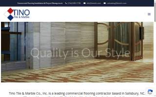 Tino Tile & Marble Co., Inc. website