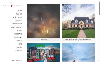 Traci Arney Photography website
