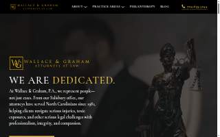Wallace & Graham, P.A. website