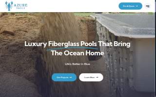 Azure Pools website