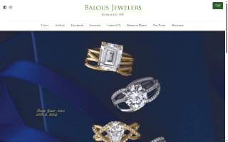 Balous Jewelers website