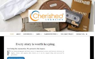 Cherished Legacies website