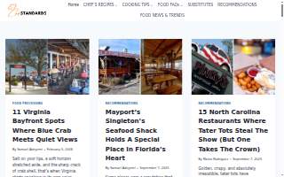 Crab seafood house website