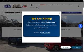 JT Auto Group website