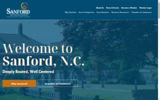 Sanford Area Chamber of Commerce website