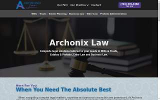 Archonix Law website