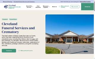 Cleveland Funeral Service website
