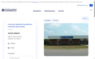 Coldwell Banker Commercial Dominion Real Estate website