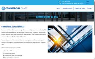 Commercial Glass website