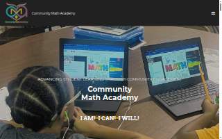 Community Math Academy website