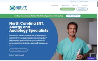 ENT Carolina website