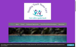 Healthy Touch Home Care website
