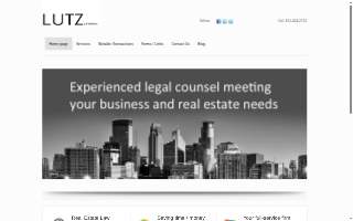 Lutz Law Firm, PLLC website