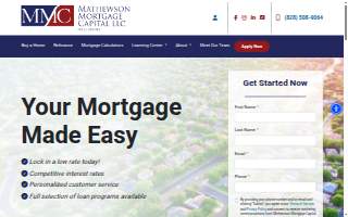 Mathewson Mortgage Capital: Mortgage Broker website