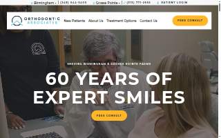 Orthodontic Associates website