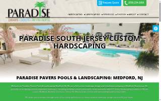 Paradise Landscaping website