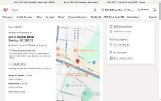 Walgreens of Shelby website
