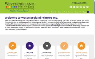 Westmoreland Printers Inc. website