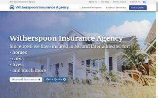 Witherspoon Insurance Agency website