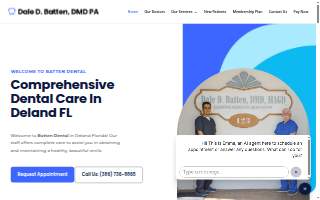 Batten Family Dental website
