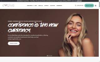 Evolve Medical Spa of Smithfield website