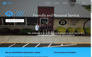Haines Vision Care website
